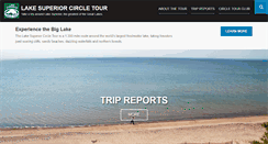 Desktop Screenshot of lakesuperiorcircletour.com